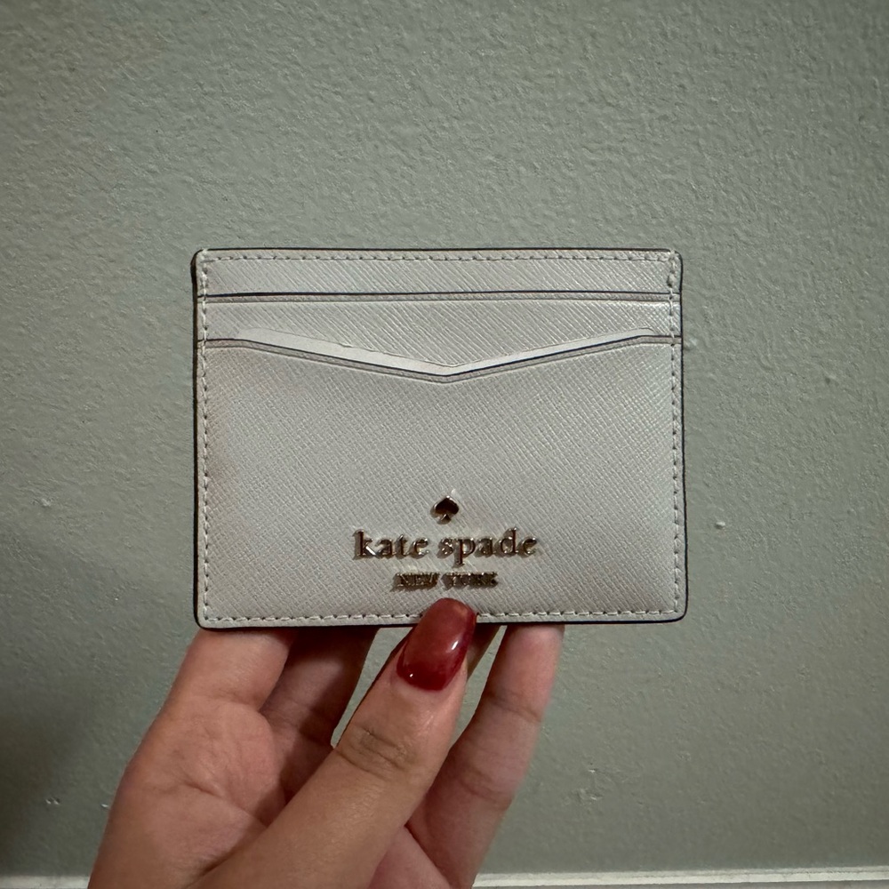 Kate Spade Light Grey Card Holder